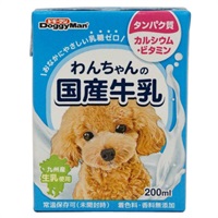 ドギーマン わんちゃんの国産牛乳 200ml