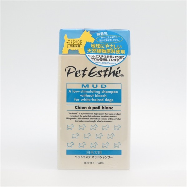 ニチドウ ペットエステ マッドシャンプー 白毛犬用 350ml(白毛犬用)
