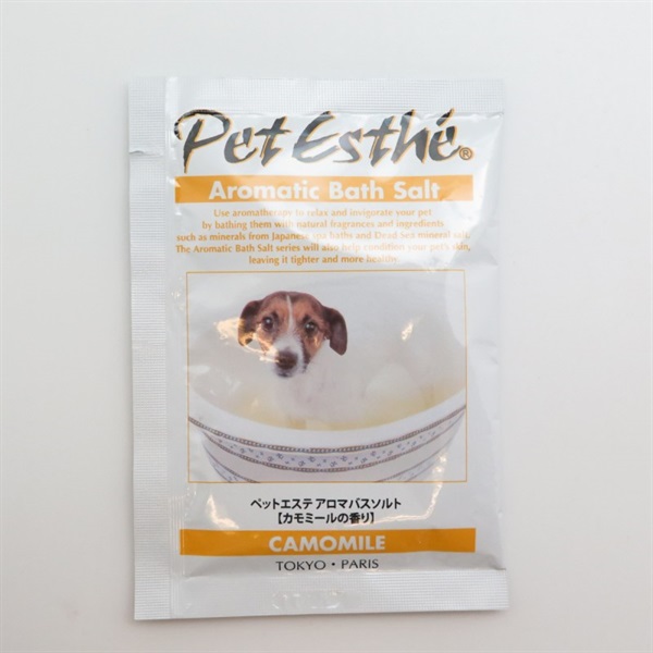 ニチドウ ペットエステ アロマバスソルト カモミールの香り 15g(カモミールの香り)