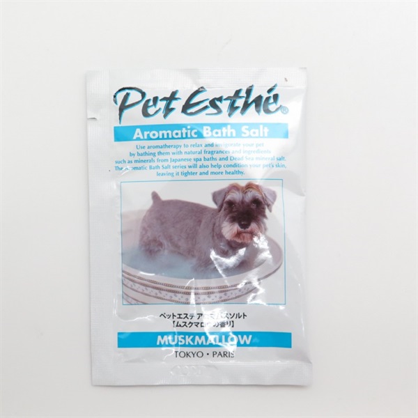 ニチドウ ペットエステ アロマバスソルト ムスクマロウの香り 15g