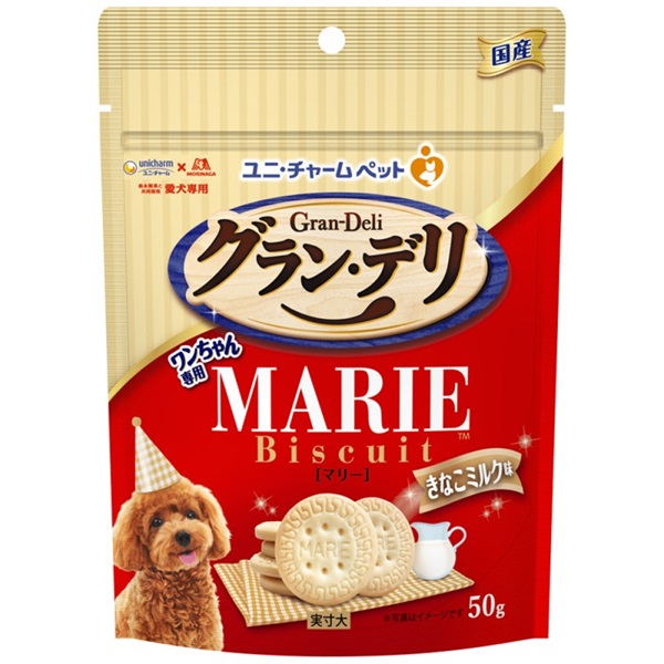 ユニ・チャーム グラン･デリ ワンちゃん専用マリービスケット きなこミルク味 50g
