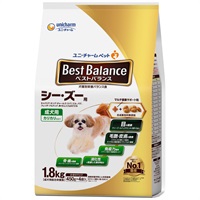 ◆ユニ・チャーム ベストバランス カリカリ仕立て シー･ズー用 1.8kg