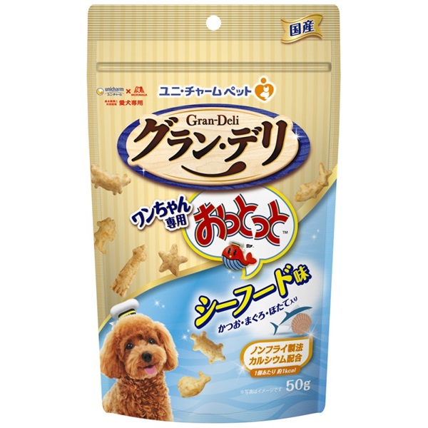 ユニ・チャーム グラン･デリ ワンちゃん専用おっとっと シーフード味 50g