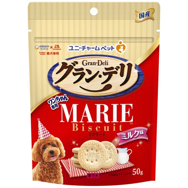 ユニ・チャーム グラン･デリ ワンちゃん専用マリービスケット ミルク味 50g