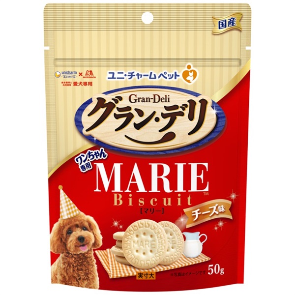 ユニ・チャーム グラン･デリ ワンちゃん専用マリービスケット チーズ味 50g
