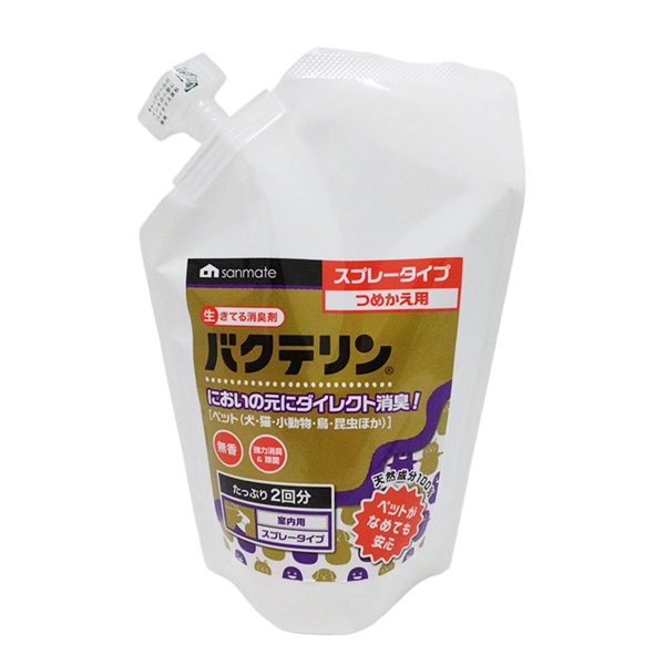 サンメイト 生きてる消臭剤 バクテリン 詰め替え 500ml(バクテリン 詰め替え)