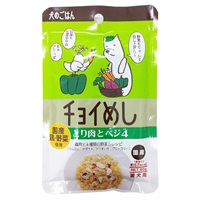 わんわん チョイめし とり肉とベジ４ 80g