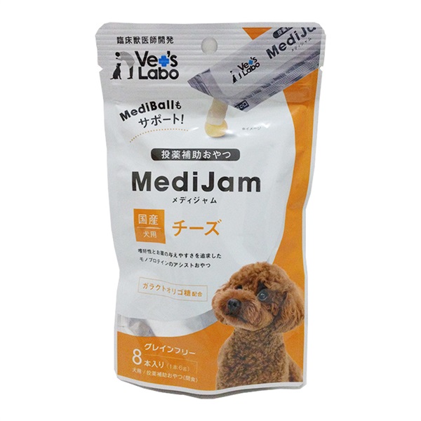 ジャパンペットコミュニケーションズ メディジャム チーズ 6gx8本入