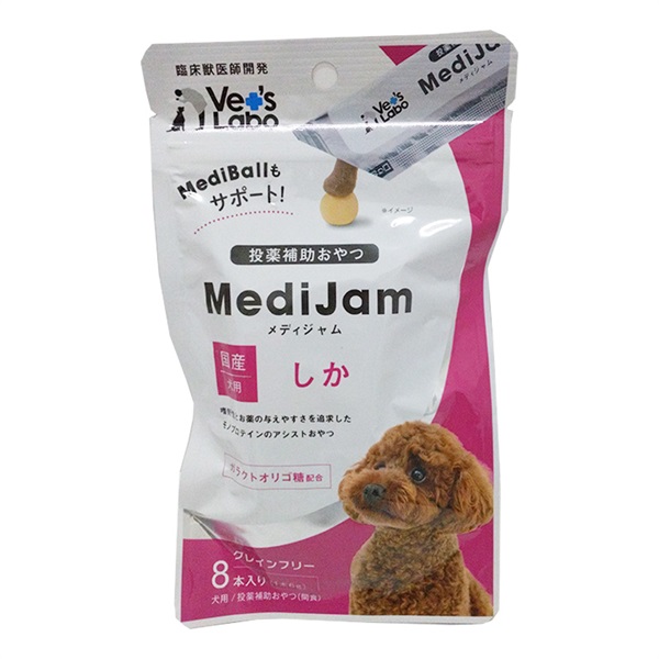 ジャパンペットコミュニケーションズ メディジャム しか 6gx8本入(しか)
