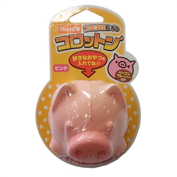 住商アグロインターナショナル Hartz コロットン ピンク ベーコンフレーバー付き