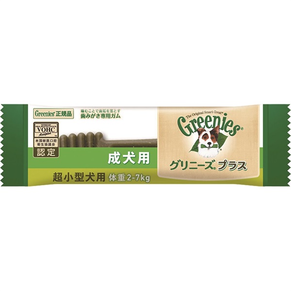 マースジャパンリミテッド グリニーズ プラス 成犬用 超小型犬用 2-7kg 1本入