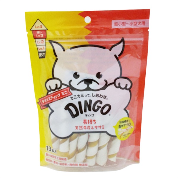 スペクトラム ブランズ ジャパン DINGO チキンスティック ミニ 13本入 超小型～小型犬用