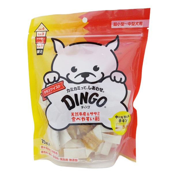 スペクトラム ブランズ ジャパン DINGO チキンツイスト 15本入 超小型～中型犬用