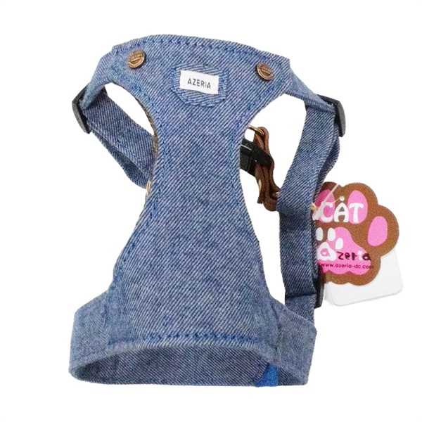 AZERIA サロペットCATハーネス S ケミカルブルー 猫用(S ケミカルブルー 猫用)