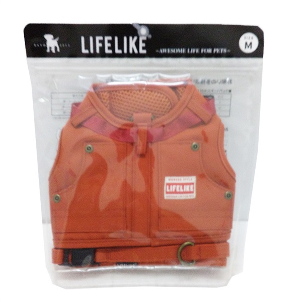 LIFE LIKE ワークジャケットハーネス M キャロット(M キャロット)