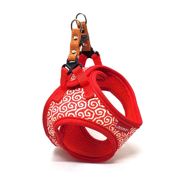 リードッグ LEADOG 唐草ソフトハーネス  SM レッド(レッド)
