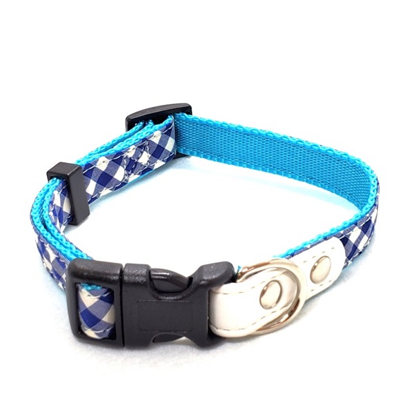 リードッグ LEADOG NEWギンガムチェックワンタッチカラー M ブルー