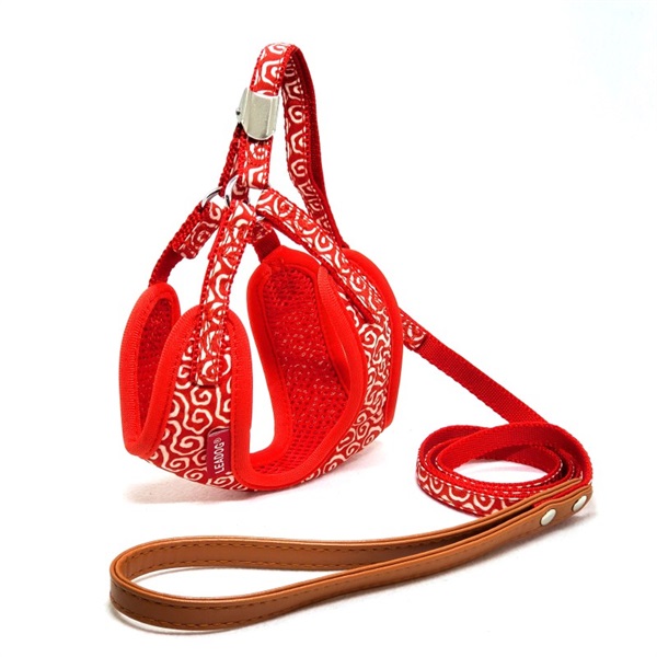 リードッグ LEADOG 唐草キャットハーネスリード S レッド(S レッド)