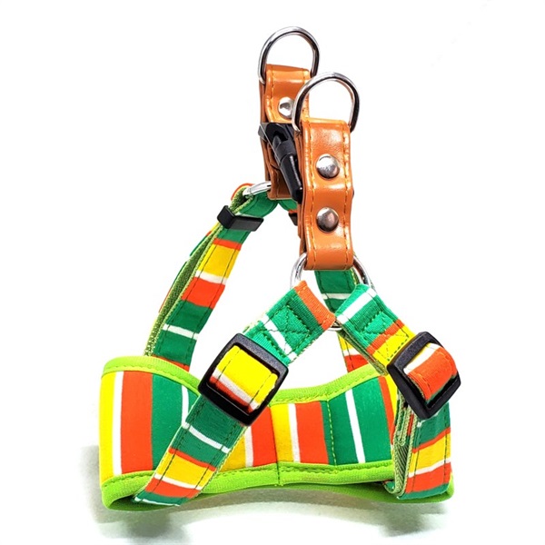 リードッグ LEADOG パステルボーダーカンタンソフトハーネス M グリーン(グリーン)