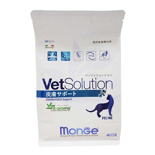エスジーラボ VetSolution 猫用 皮膚サポート 400g