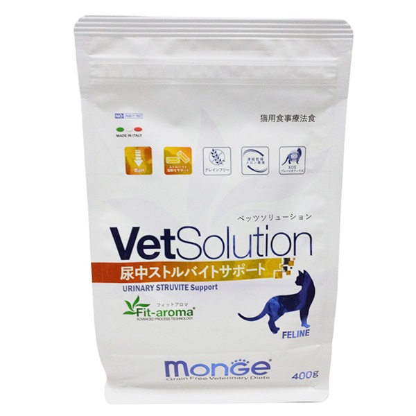 エスジーラボ VetSolution 猫用 尿中ストルバイトサポート 400g