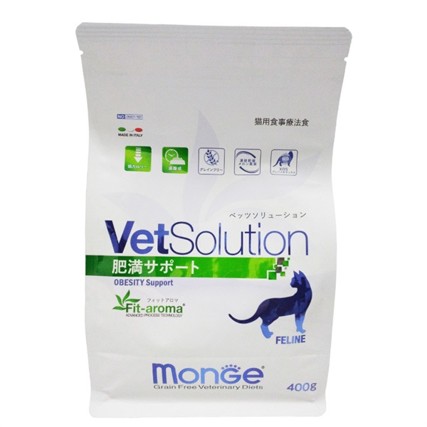エスジーラボ VetSolution 猫用 肥満サポート 400g(肥満サポート)