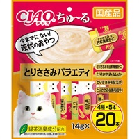 ◆いなばペットフード CIAO ちゅ～る とりささみバラエティ 14g×20本