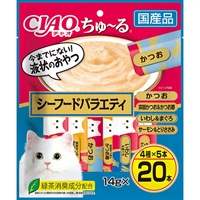 ◆いなばペットフード CIAO ちゅ～る シーフードバラエティ 14g×20本