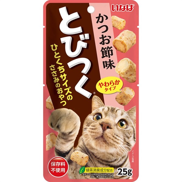いなばペットフード とびつく かつお節味 25g(かつお節味)