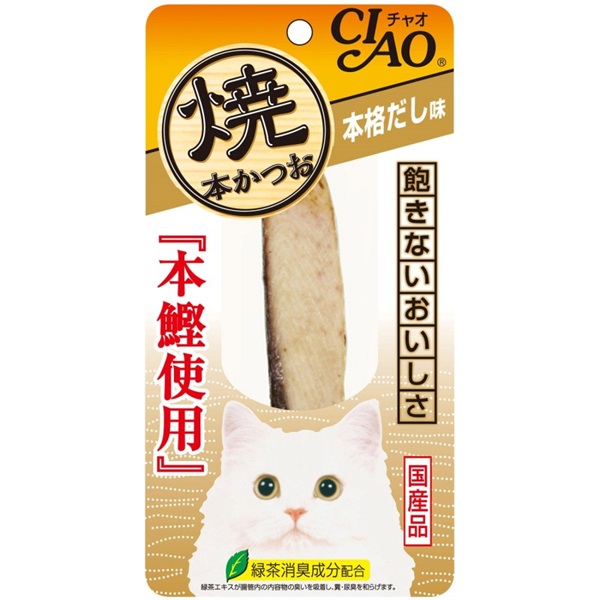 いなばペットフード CIAO 焼本かつお 本格だし味 1本