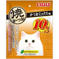 いなばペットフード いなば 焼かつお かつおミックス味 10本入り