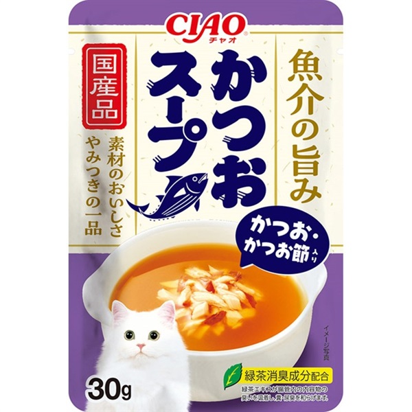 いなばペットフード CIAO スープ かつおスープ かつお・かつお節入り 30g