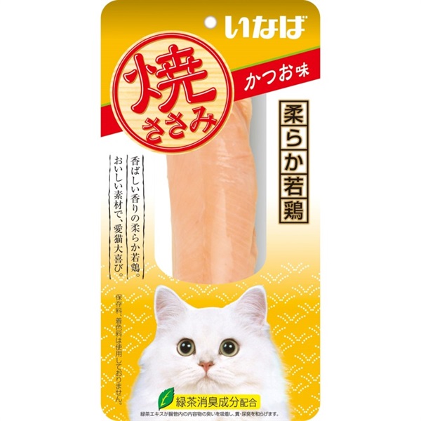 いなばペットフード 焼ささみ かつお味 1本
