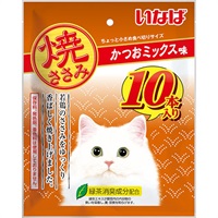 いなばペットフード 焼ささみ かつおミックス味 10本入り