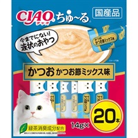 ◆いなばペットフード CIAO ちゅ～る かつお かつお節ミックス味 14g×20本