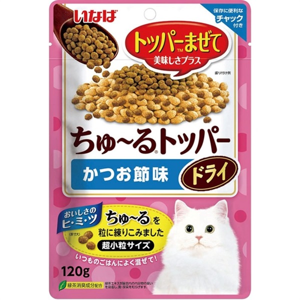 いなばペットフード ちゅ～るトッパードライ かつお節味 120g