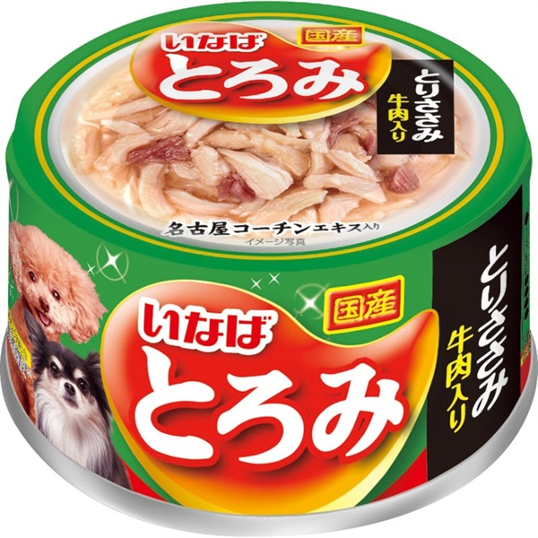 いなばペットフード とろみ とりささみ 牛肉入り 80g