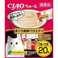 ◆いなばペットフード CIAO ちゅ～る まぐろ海鮮バラエティ 14g×20本