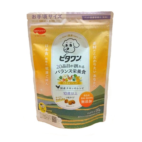 日本ペットフード 国産チキンのレシピ 10歳以上 150g(10歳以上 150g)
