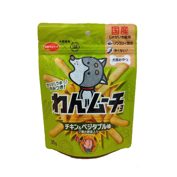 日本ペットフード わんムーチョ チキン＆ベジタブル味 35g(チキン＆ベジタブル味 7種の野菜入り 35g)