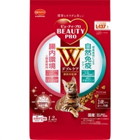 日本ペットフード ビューティープロ キャット ダブルケア 腸内・自然免疫ケア フィッシュ味 1.2kg