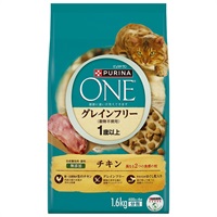 ◆ネスレ日本 ピュリナワンキャット グレインフリー1歳以上 チキン 1.6kg