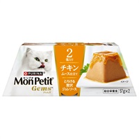 ネスレ日本 モンプチ ジェムズ チキン ムース仕立て とろける贅沢ジュレソース 114g
