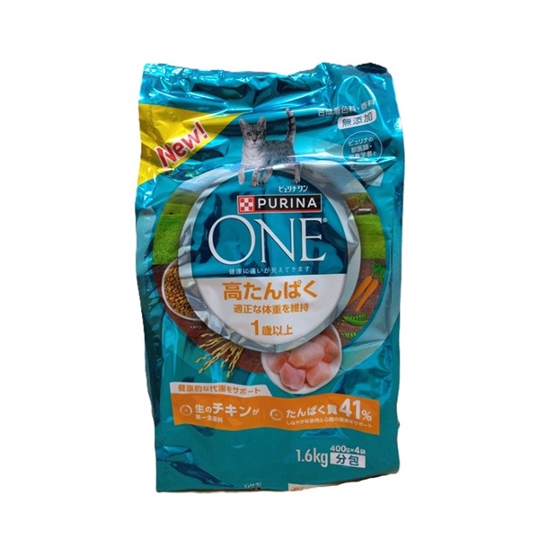 ネスレ日本 ピュリナ ワン 高たんぱく 適正な体重を維持 1歳以上 チキン 1.6kg(400g×4袋)