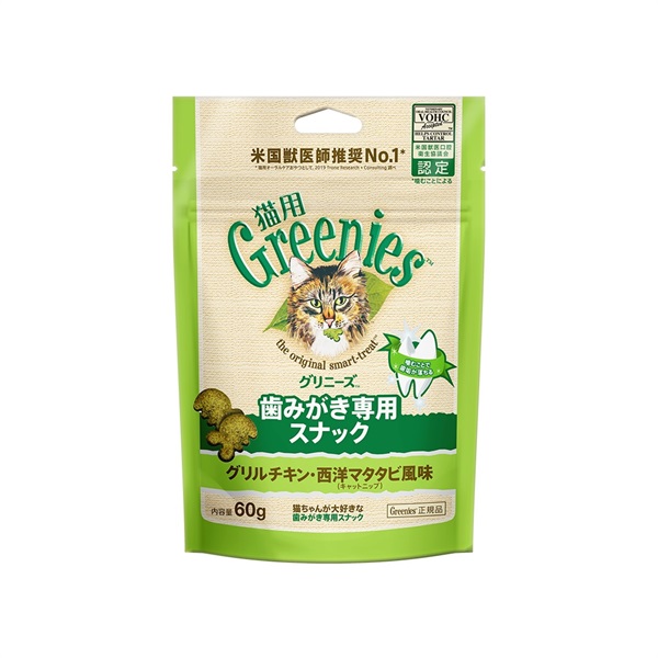 マースジャパンリミテッド グリニーズ  猫用 グリルチキン・西洋マタタビ風味（キャットニップ） 60g