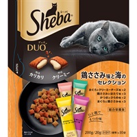◆マースジャパンリミテッド シーバデュオ 鶏ささみ味と海のセレクション 200g