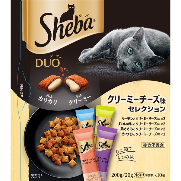 ◆マースジャパンリミテッド シーバデュオ クリーミーチーズ味セレクション 200g