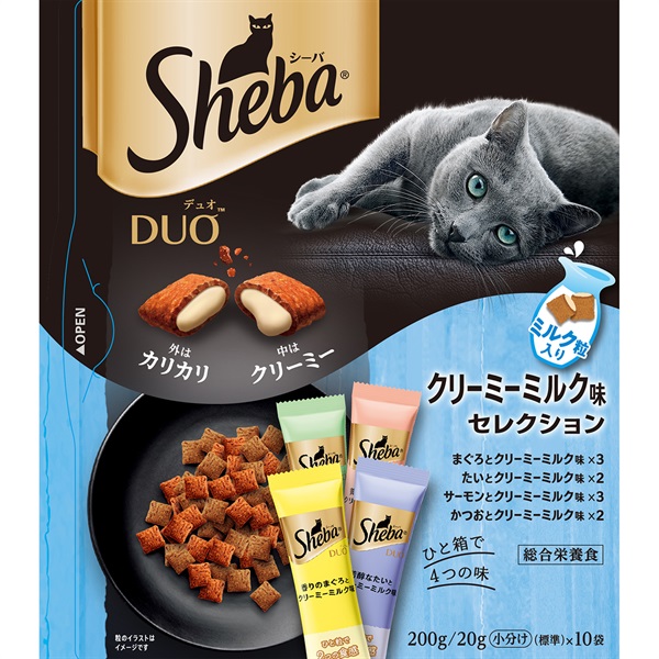 ◆マースジャパンリミテッド シーバデュオ クリーミーミルク味セレクション 200g