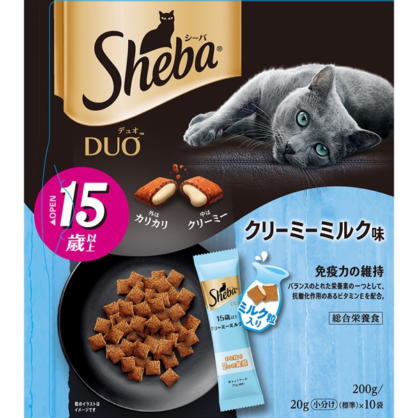 ◆マースジャパンリミテッド シーバデュオ 15歳以上 クリーミーミルク味 200g