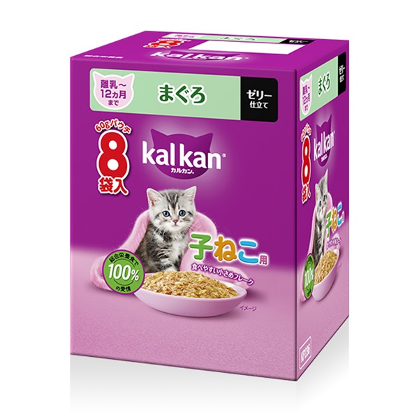 マース カルカンパウチ 子ねこ用 まぐろ ６０ｇＸ８袋